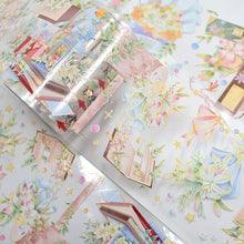Load image into Gallery viewer, Japanese Floral Heaven Transparent Extra Large Washi Tape Sets (21 Designs)