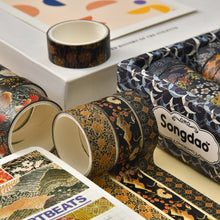Load image into Gallery viewer, Vintage Petals Washi Tape Collection (12 pcs)
