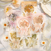 Load image into Gallery viewer, The Flower of Mist & Light Gilded Floral Stickers