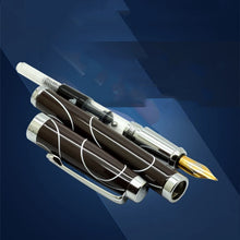 Load image into Gallery viewer, Silver Whisper Fountain Pens