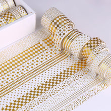Load image into Gallery viewer, The Floating Series Gold Foiled Washi Tape Sets (10 pcs a set)
