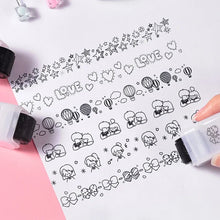 Load image into Gallery viewer, Cartoon Pattern Rolling Stamps