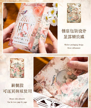 Load image into Gallery viewer, Vintage Style Floral & Birds Material Paper Sets