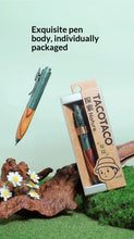 Load image into Gallery viewer, TACOTACO MiniClick Pocket Gel Pen – Wooden Grip Edition