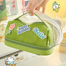 Load image into Gallery viewer, Double Pocket Large Capacity Pen Pouch