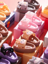 Load image into Gallery viewer, Cozy Slipper Mini Eraser Set – Kawaii Edition