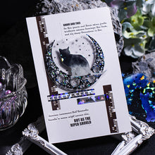 Load image into Gallery viewer, Nostalgic Nebula Laser Cat Stickers