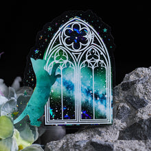 Load image into Gallery viewer, Nostalgic Nebula Laser Cat Stickers