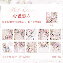 Load image into Gallery viewer, Romantic Floral Series Material Papers