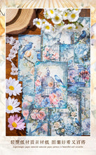 Load image into Gallery viewer, Vintage Style Floral & Birds Material Paper Sets