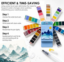 Load image into Gallery viewer, AquaCanvas Watercolor Set – Artist Edition