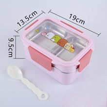 Load image into Gallery viewer, San-X Character Stainless Steel Double-layer Lunch Box (3 Colors)
