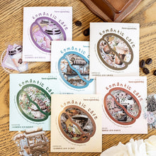 Load image into Gallery viewer, Romantic Café Series Vintage Stickers (6 Designs)