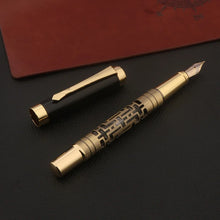 Load image into Gallery viewer, Golden Midnight Fountain Pen - Limited Edition
