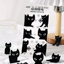 Load image into Gallery viewer, Stealthy Cat Corner Bookmarks (6pcs)