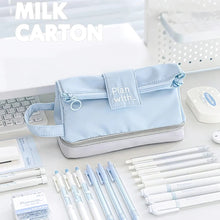 Load image into Gallery viewer, Plan with Whole Milk Series Large Capacity Pencil Case