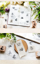 Load image into Gallery viewer, Curious Cat Rubber Stamps