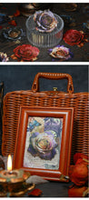 Load image into Gallery viewer, Vintage Style Gold Foiled Rose Stickers