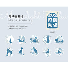 Load image into Gallery viewer, Kawaii Curious Cat Decorative Stickers (6 colors)