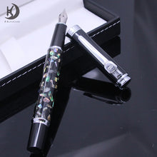Load image into Gallery viewer, Ocean Noir Calligraphy Fountain Pen