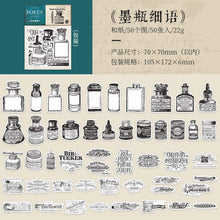 Load image into Gallery viewer, Poet's Notebook Series Decorative Stickers (4 Designs)