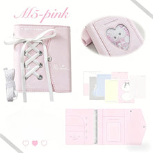Load image into Gallery viewer, 🎀 Ballerina Dreams M5 Binder Journal – Kawaii Edition