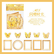 Load image into Gallery viewer, Mirror Dream Series Gold Foiled Butterfly Stickers - Limited Edition