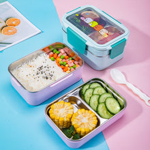 Load image into Gallery viewer, San-X Character Stainless Steel Double-layer Lunch Box (3 Colors)