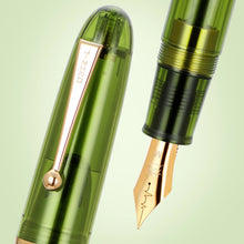 Load image into Gallery viewer, Olive Green Transparent Fountain Pen - Limited Edition