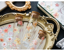 Load image into Gallery viewer, Three-Dimensional Sunset Flower Borders Gold Foiled Stickers