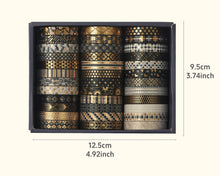 Load image into Gallery viewer, Midnight Gothic Washi Tape Collection – Vintage Edition