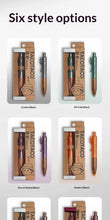 Load image into Gallery viewer, TACOTACO MiniClick Pocket Gel Pen – Wooden Grip Edition