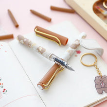 Load image into Gallery viewer, Kawaii Cocoa Bear Cartoon Fountain Pen Set