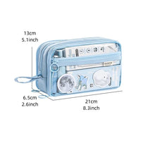 Load image into Gallery viewer, Dual-side Transparent Large Capacity Pencil Case