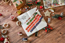 Load image into Gallery viewer, Vintage Snowmen Merry Christmas Masking Washi Tape Sets