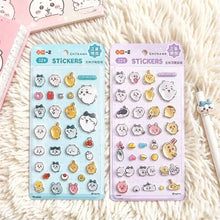 Load image into Gallery viewer, 🌸 Chiikawa Puffy Friends Sticker Set – Kawaii Edition