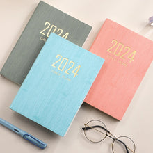 Load image into Gallery viewer, 2024 Vintage Style Mini Notebook Planner (A7)