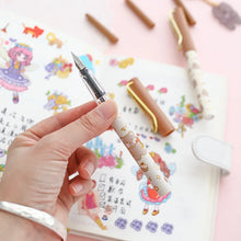 Load image into Gallery viewer, Kawaii Cocoa Bear Cartoon Fountain Pen Set