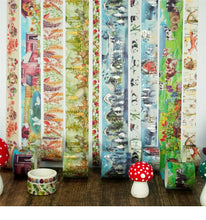 Load image into Gallery viewer, "In the Mountains" series Gold Foiled Washi Tape Sets (17pcs)