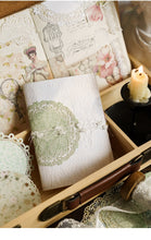 Load image into Gallery viewer, Vintage Flower Lace Openwork Material Paper