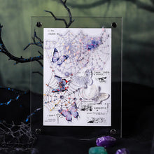 Load image into Gallery viewer, Spiderweb Floral Stickers