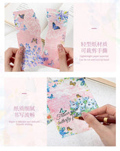Load image into Gallery viewer, Nostalgic Blooms and Butterfly Parchment Material Paper