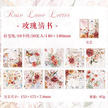 Load image into Gallery viewer, Romantic Floral Series Material Papers