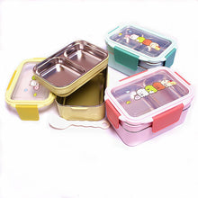 Load image into Gallery viewer, San-X Character Stainless Steel Double-layer Lunch Box (3 Colors)