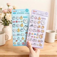 Load image into Gallery viewer, 🌸 Chiikawa Puffy Friends Sticker Set – Kawaii Edition