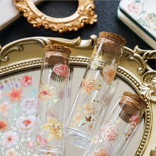 Load image into Gallery viewer, Three-Dimensional Sunset Flower Borders Gold Foiled Stickers