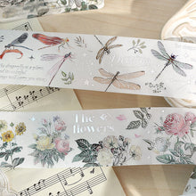 Load image into Gallery viewer, Vintage Style Beautiful Nature Gilded Washi Tapes
