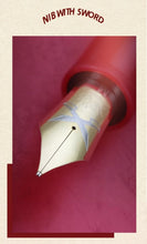 Load image into Gallery viewer, Guitar Clip Transparent Fountain Pen - Limited Edition