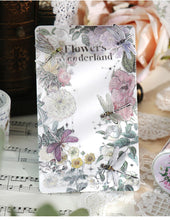 Load image into Gallery viewer, Vintage Style Beautiful Nature Gilded Washi Tapes