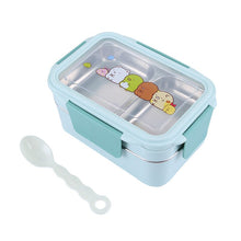 Load image into Gallery viewer, San-X Character Stainless Steel Double-layer Lunch Box (3 Colors)